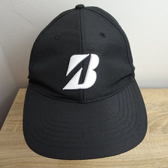 Bridgestone Golf Men Black Adjustable Hat Cap - Picture 1 of 7